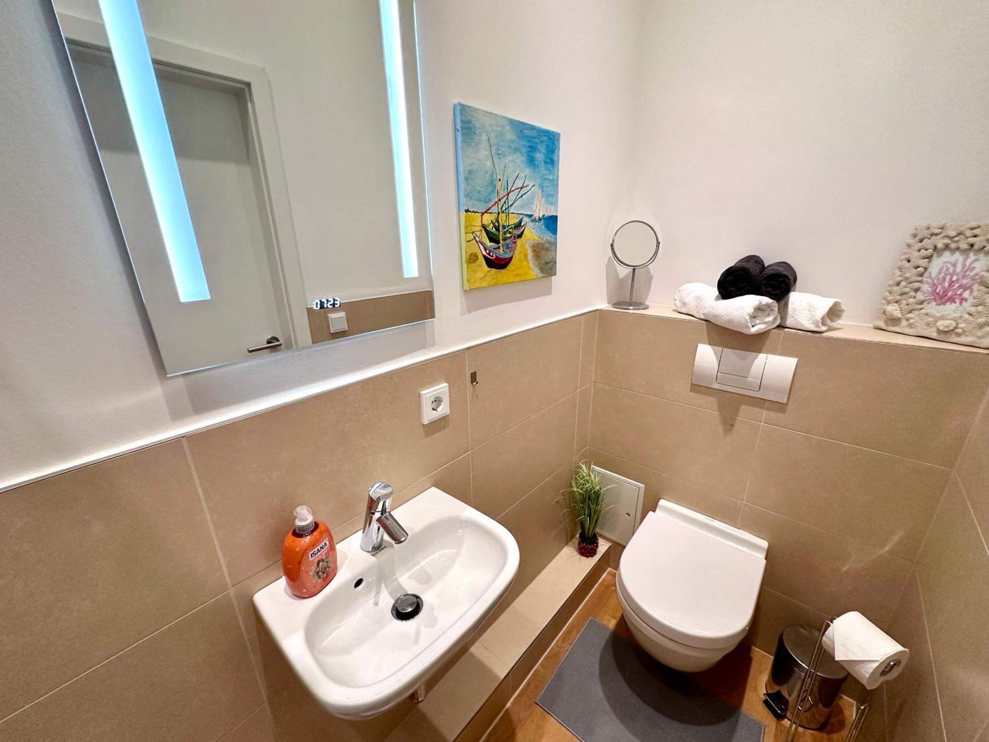 Ferienwohnung Nautica 450M Zum Strand Familienfreundlich Rostock Exterior foto